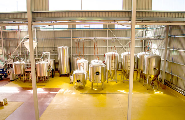 Antimicrobial Flooring Installed at Bright Brewery's New Facility